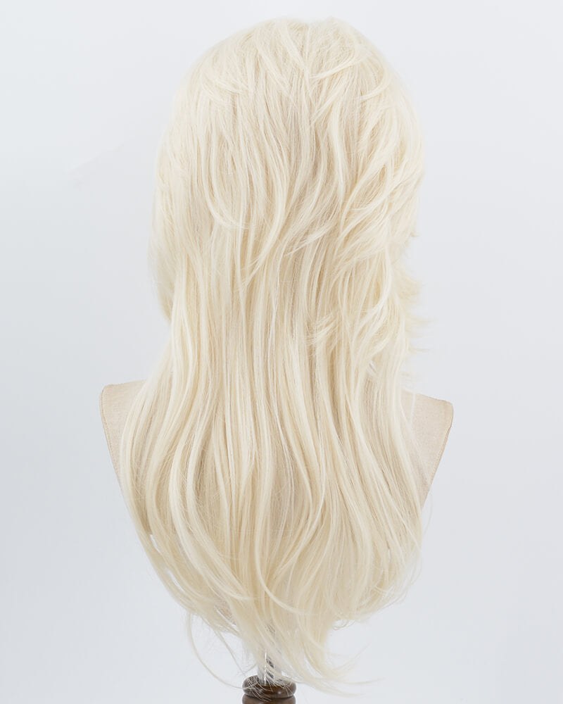 Platinum Blonde Cosplay Synthetic Lace Front Wig WW1016 — view 3
