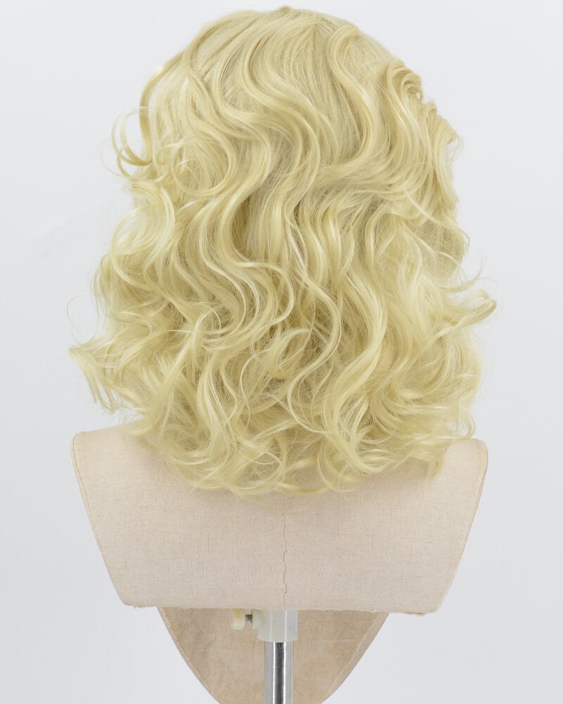 Blonde Wavy Synthetic Lace Front Wig WW999 — view 3
