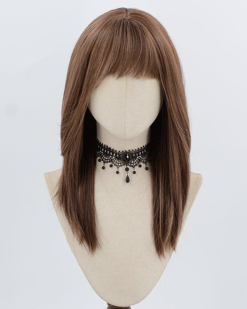 Mixed Brown Synthetic Wig HW785 — view 1
