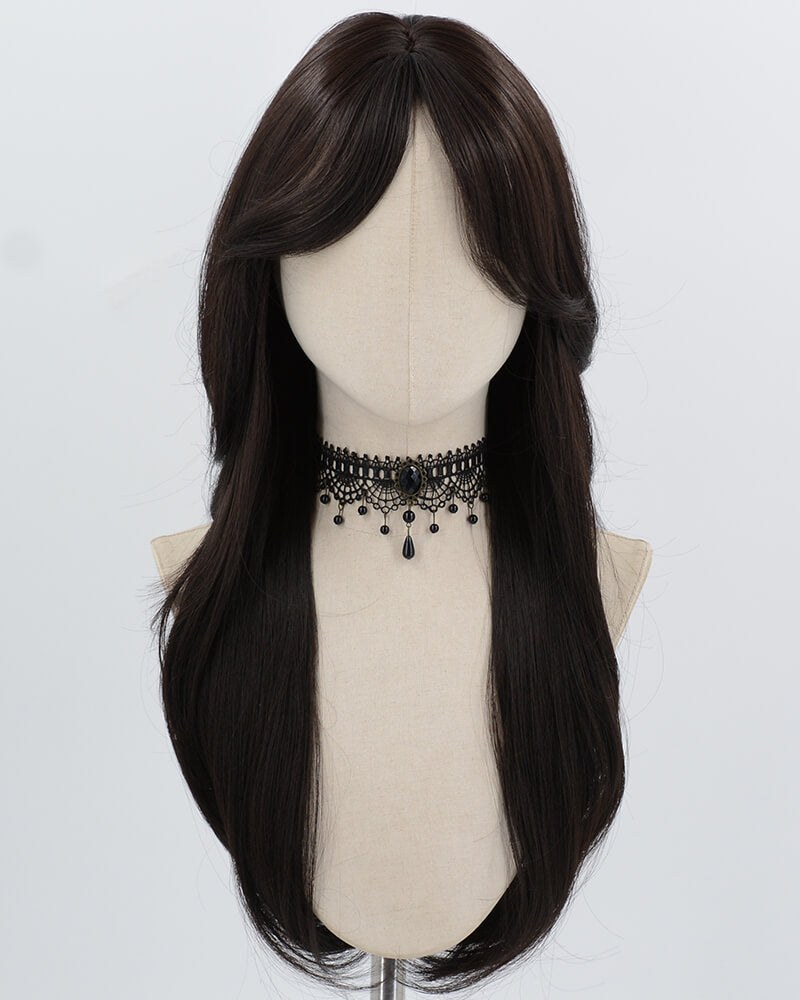 Natural Black Long Synthetic Wig HW791 — view 1