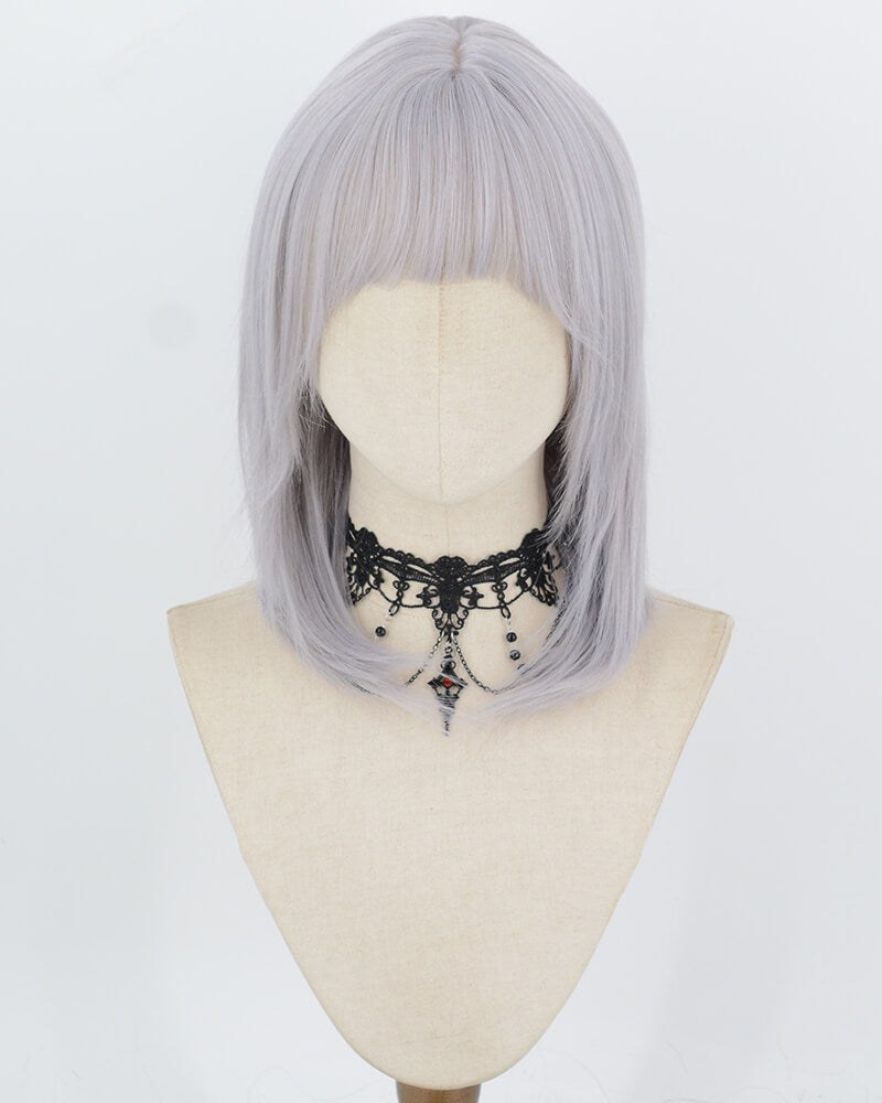 Grey Silver Synthetic Wig HW860 — view 1