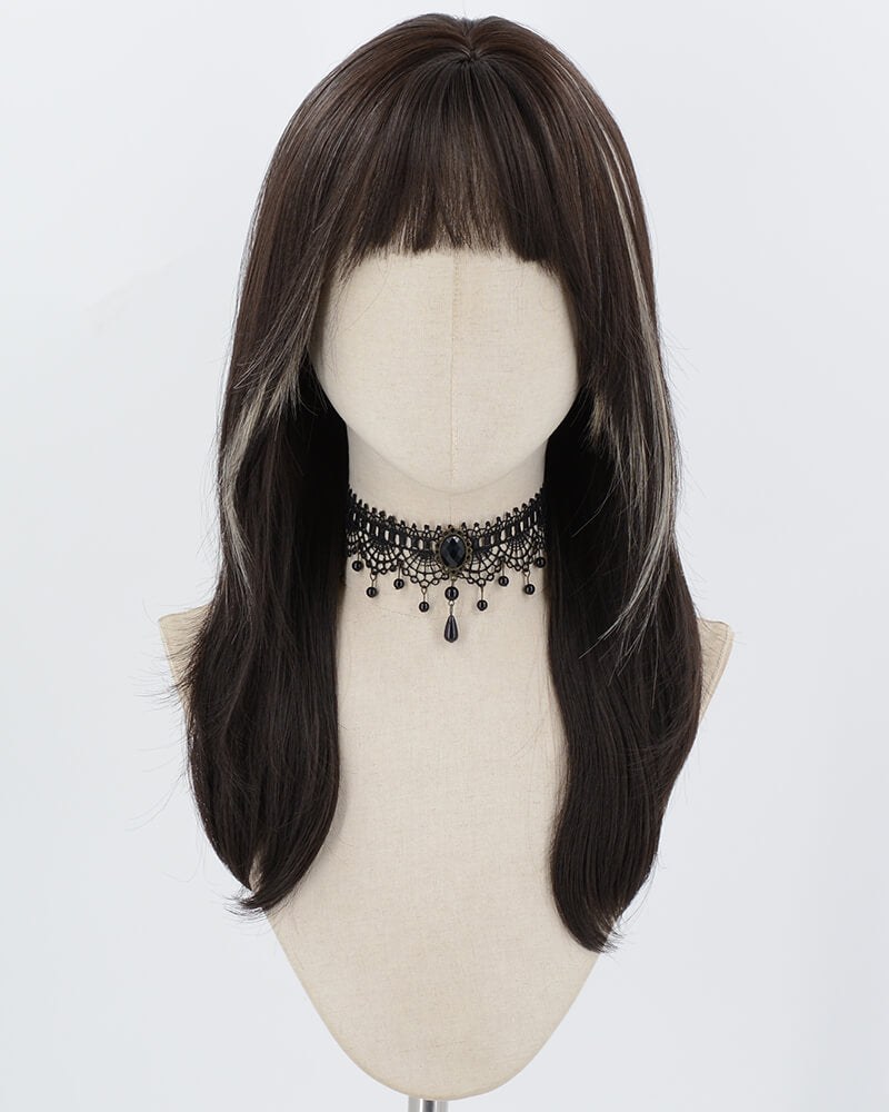 Black Blonde Synthetic Wig HW818 — view 1