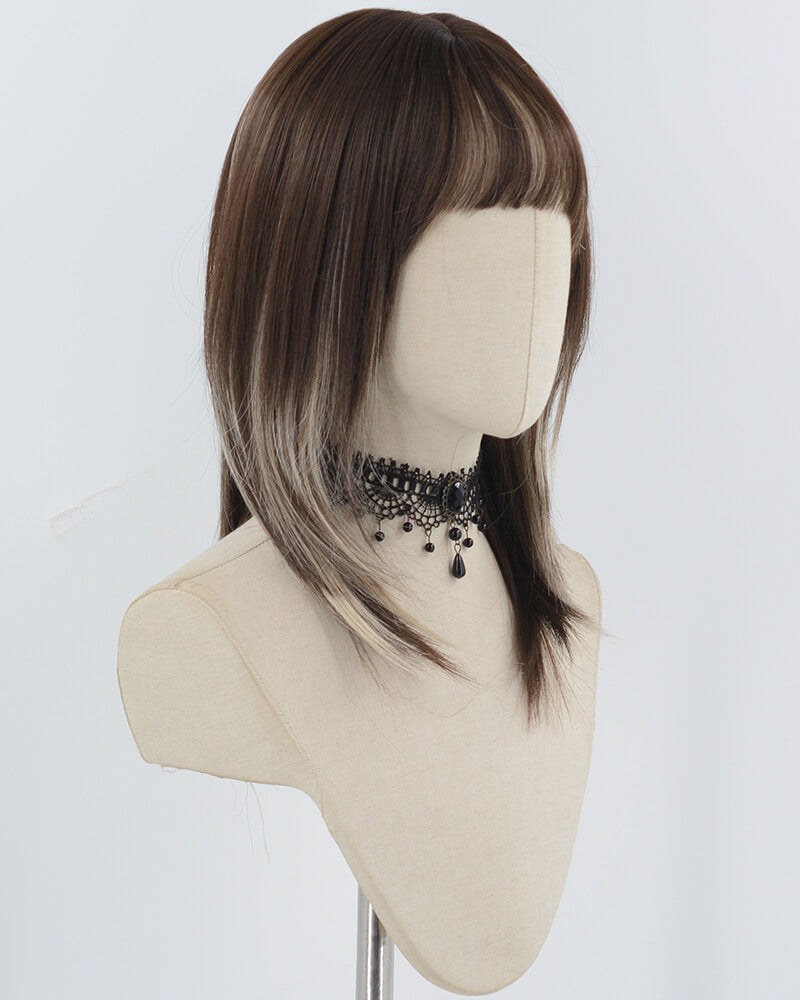 Brown Blonde Short Synthetic Wig HW708 — view 2