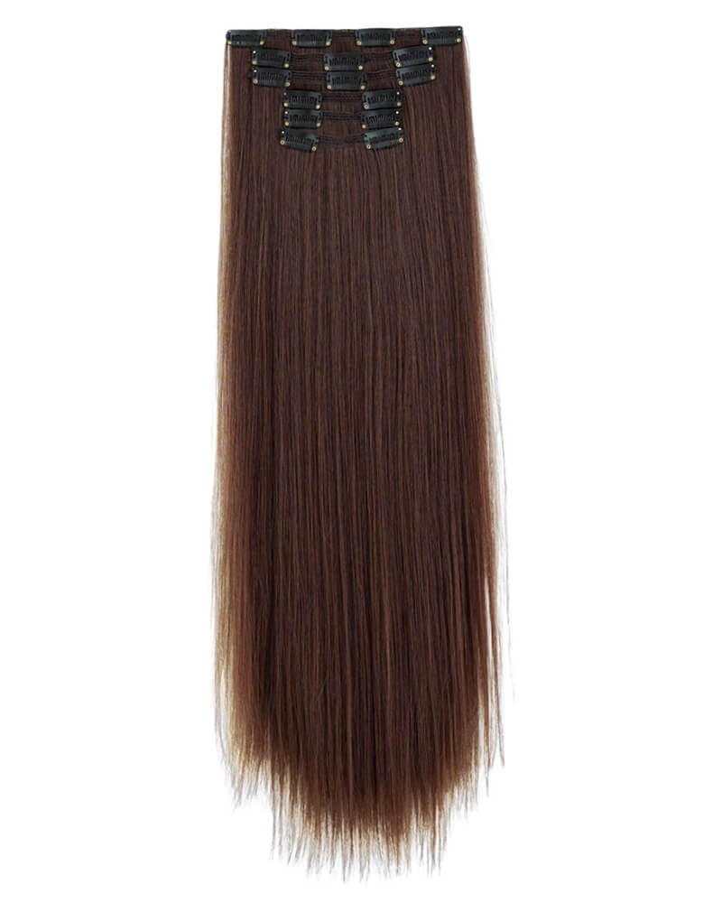 26inch Long Clip In Hair Extension Synthetic 6PCS — view 6