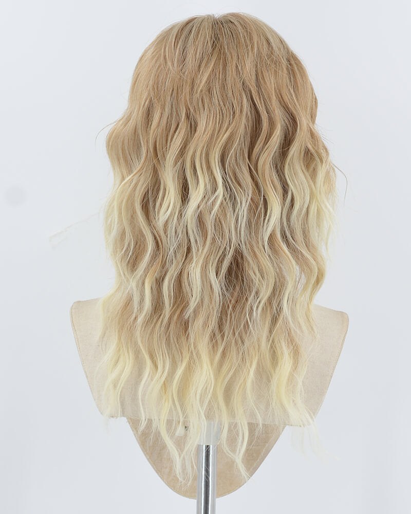 Brown Ombre Blonde Synthetic Wig HW707 — view 3