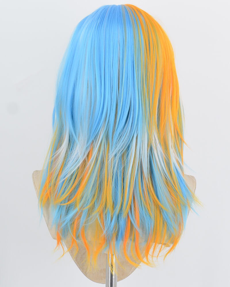 Blue Orange Synthetic Wig HW830 — view 3