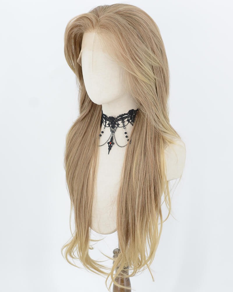 Brown Ombre Synthetic Lace Front Wig WW1075 — view 3