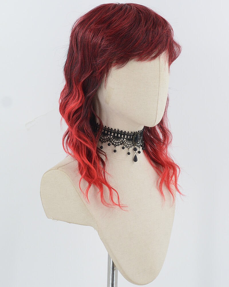 Ombre Red Synthetic Wig HW705 — view 2
