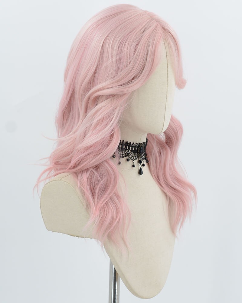 Pink Wavy Synthetic Wig HW792 — view 2