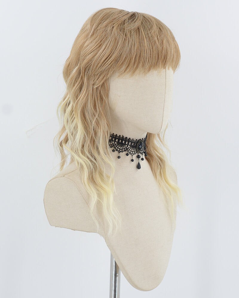 Brown Ombre Blonde Synthetic Wig HW707 — view 2