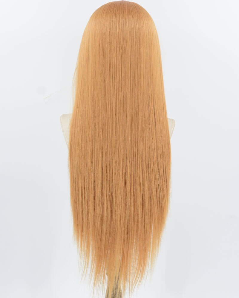 Blonde Long Straight Synthetic Lace Front Wig WW975 — view 3