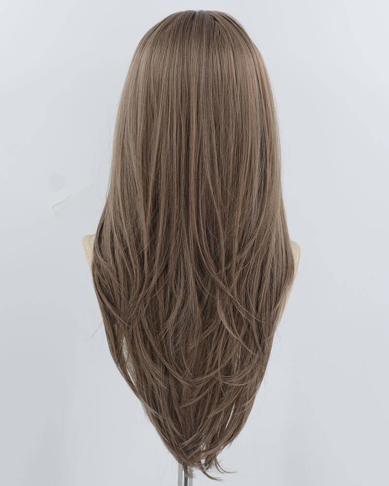 Brown Grey Synthetic Wig HW765 — view 3