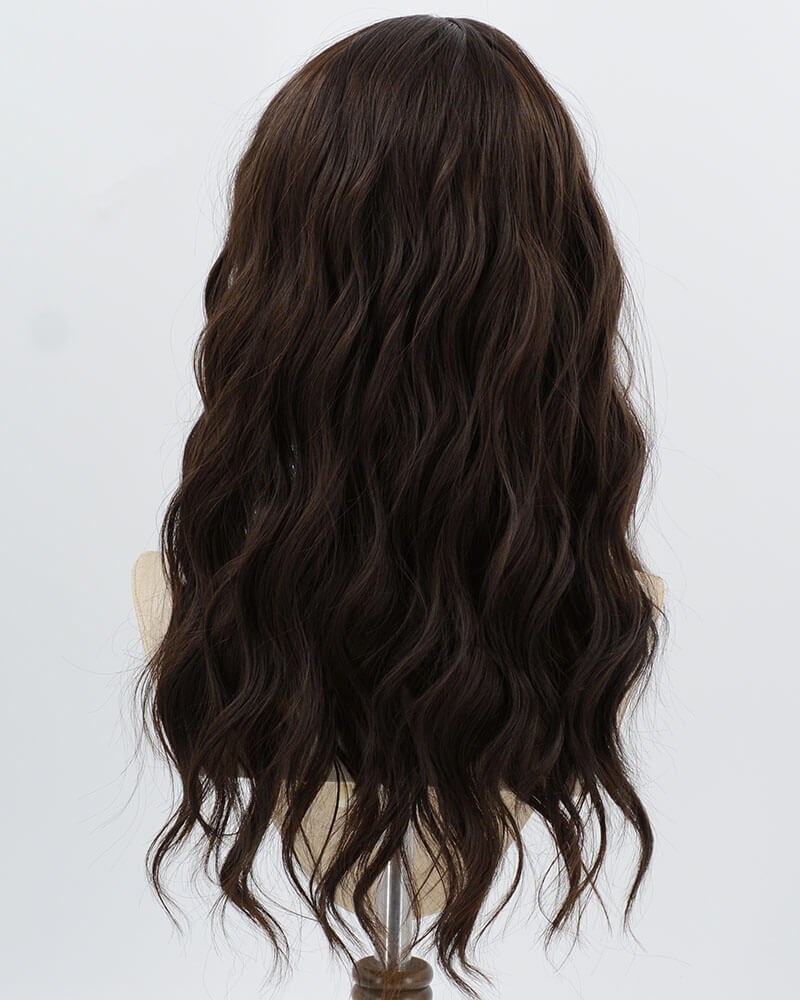 Brown Curly Synthetic Wig HW783 — view 3