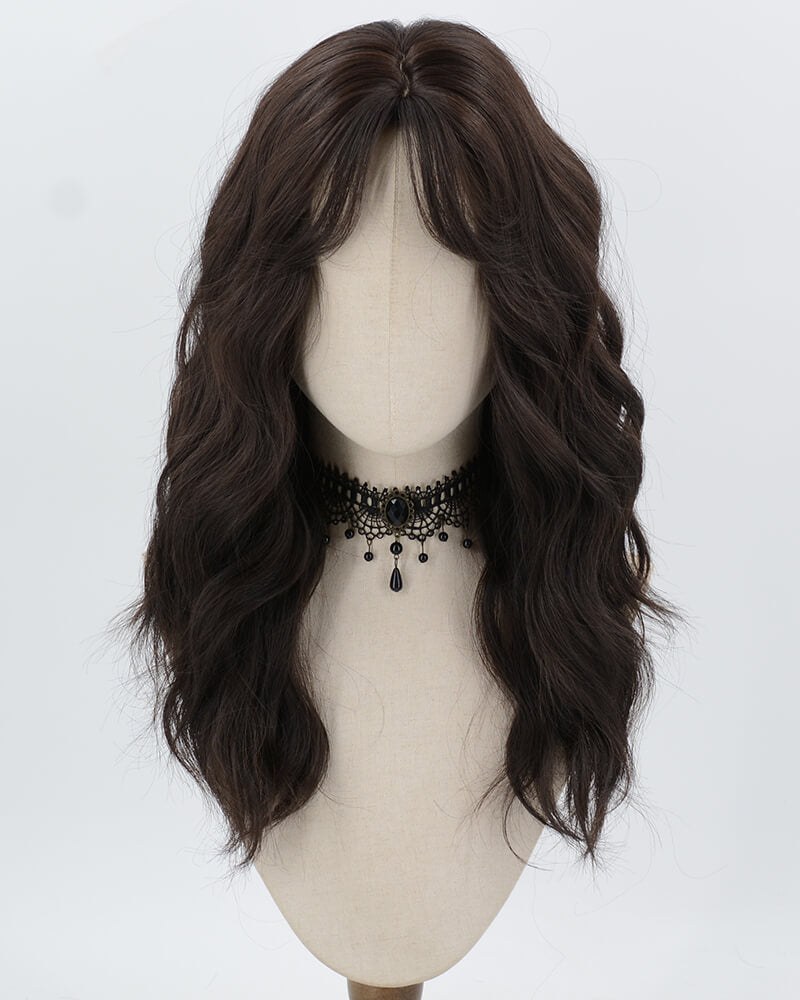 Black Curly Synthetic Wig HW811 — view 1