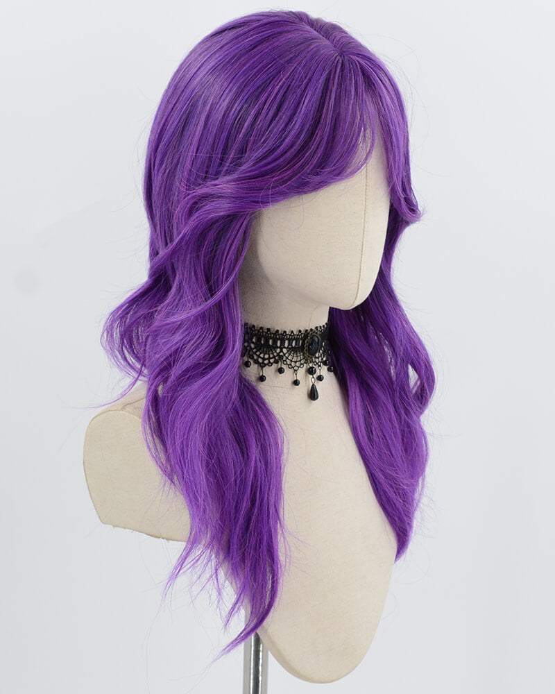 Purple Wavy Synthetic Wig HW793 — view 2