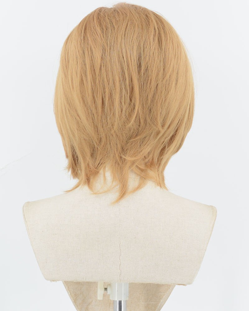 Blonde Short Synthetic Lace Front Men's Wig MW039 — view 3