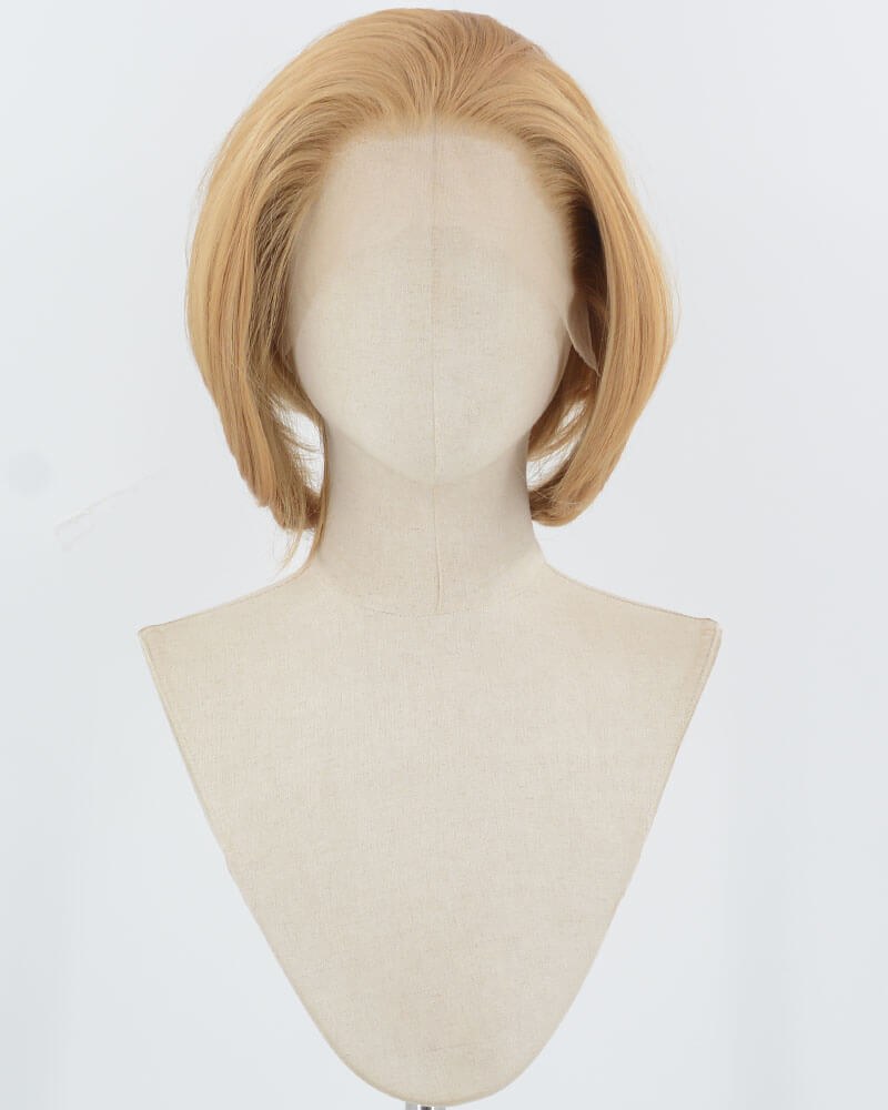 Blonde Short Synthetic Lace Front Men's Wig MW039 — view 1