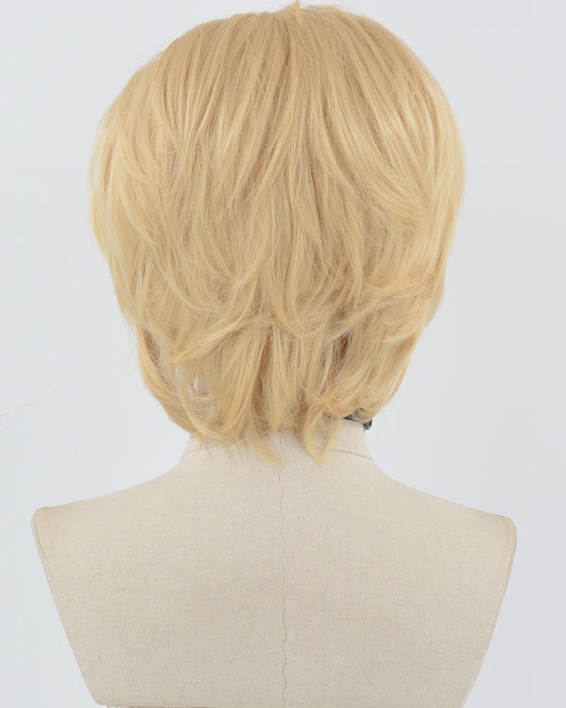 Short Synthetic Lace Front Men's Wig MW047 — view 3