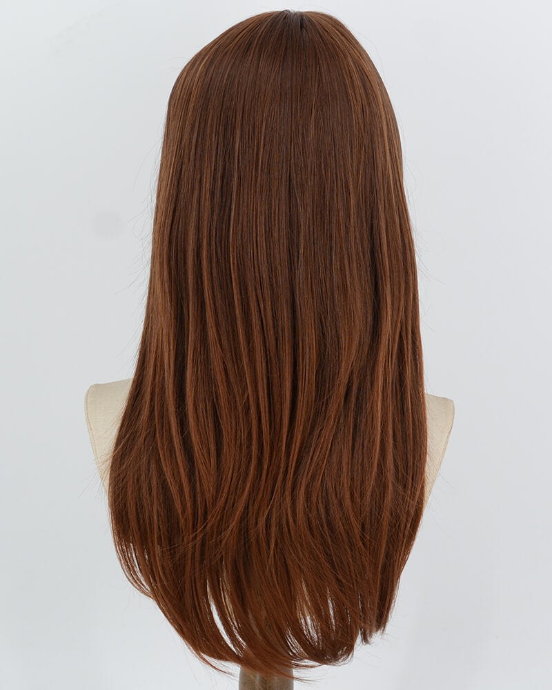 Brown Ombre Straight Synthetic Wig HW874 — view 3