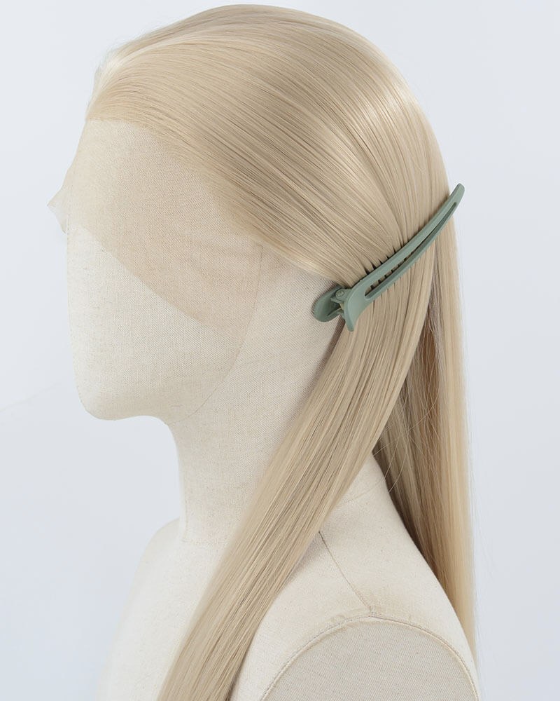 Blonde Long Straight Synthetic Lace Front Wig WW909 — view 3
