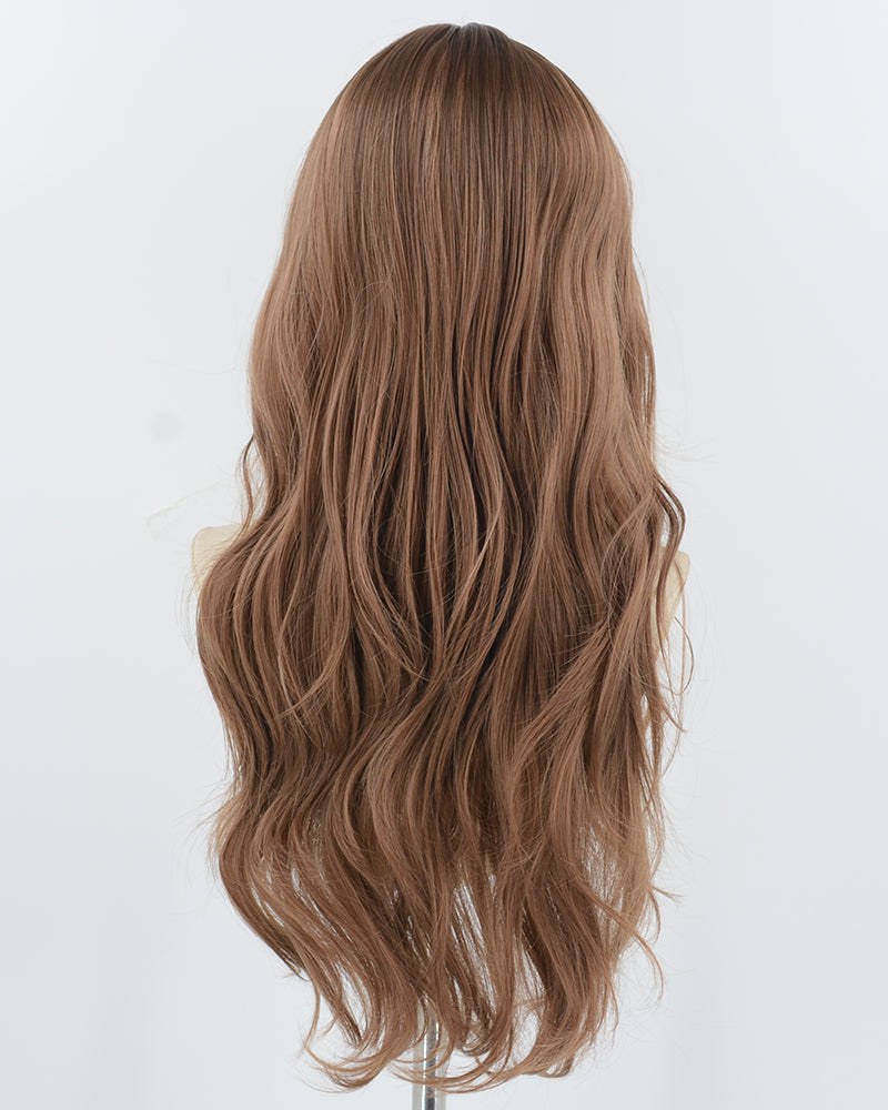 Brown Long Synthetic Wig HW741 — view 3