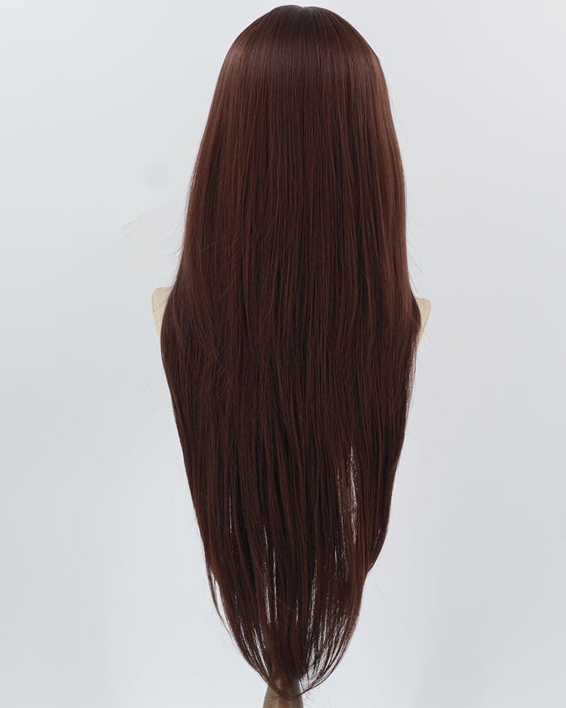 32 inch Brown Red Synthetic Wig HW660 — view 3