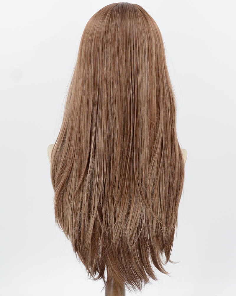Brown Mixed Blonde Synthetic Wig HW817 — view 3
