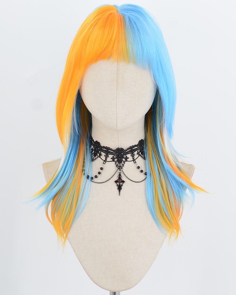Blue Orange Synthetic Wig HW830 — view 1