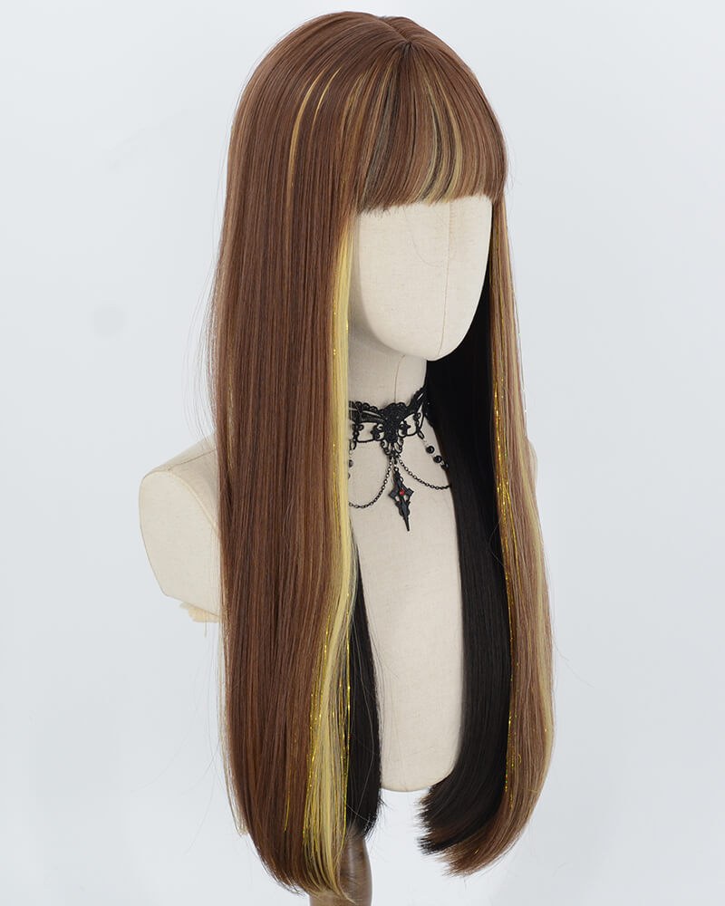 Monster High Brown Highlights Synthetic Wig HW840 — view 2