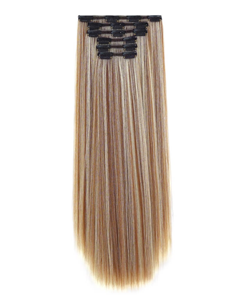 26inch Long Clip In Hair Extension Synthetic 6PCS — view 1