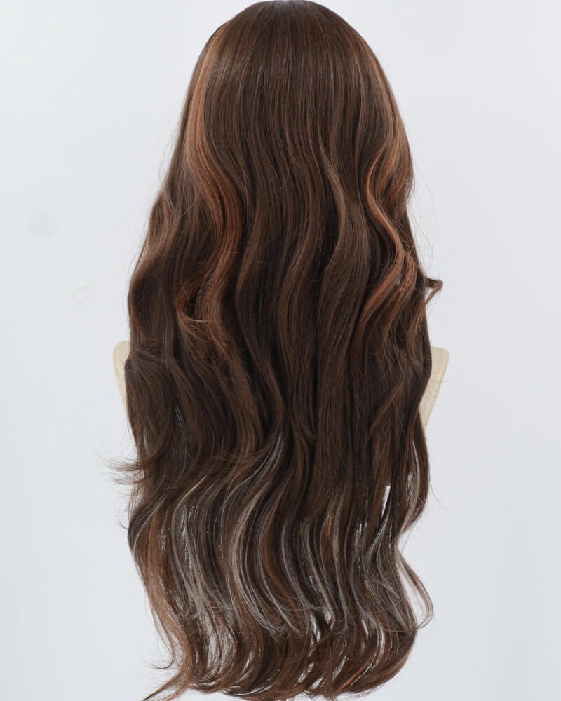 Brown Wavy Synthetic Wig HW641 — view 3