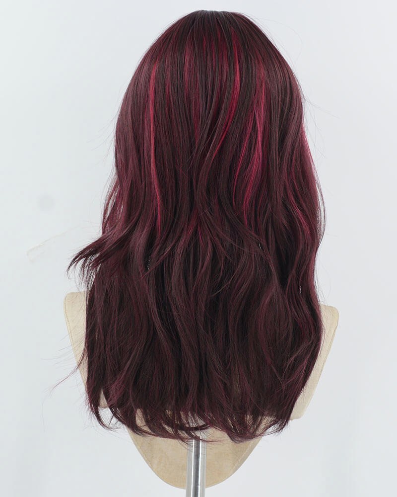 Black Red Synthetic Wig HW759 — view 3