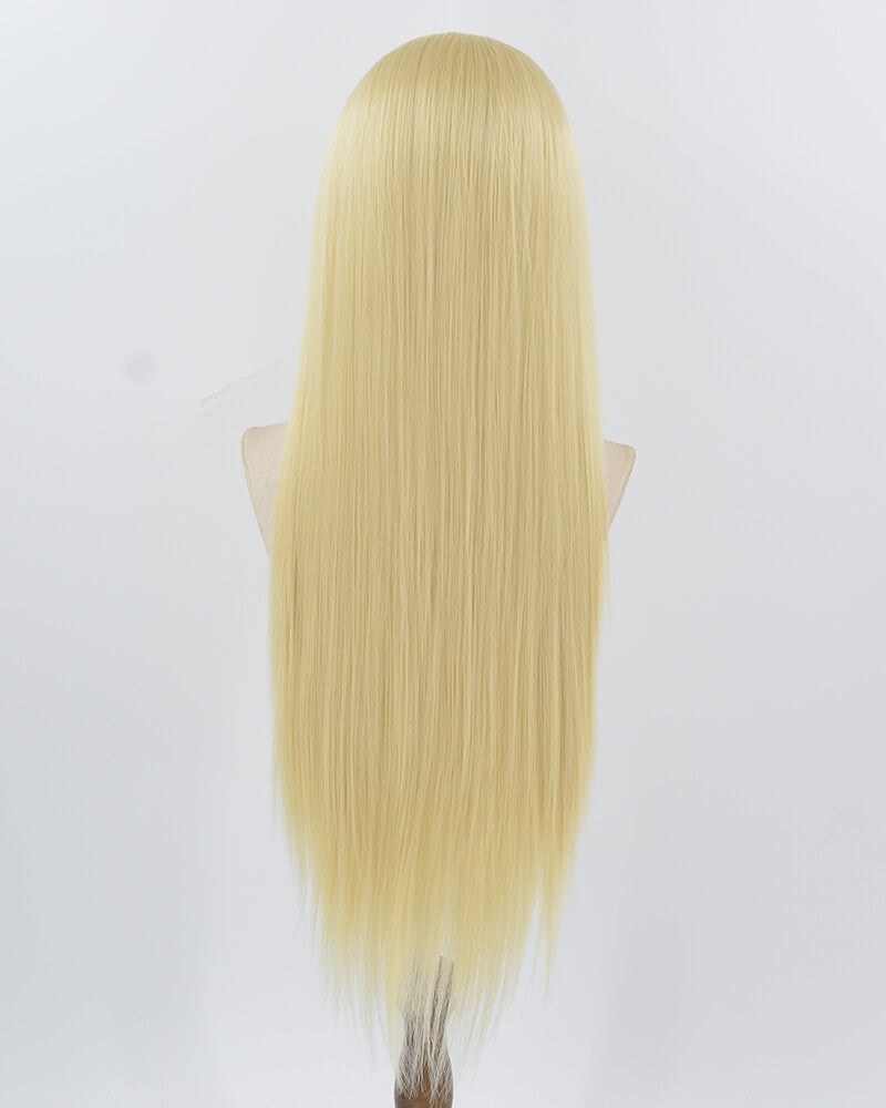 Blonde Long Straight Synthetic Lace Front Wig WW938 — view 3