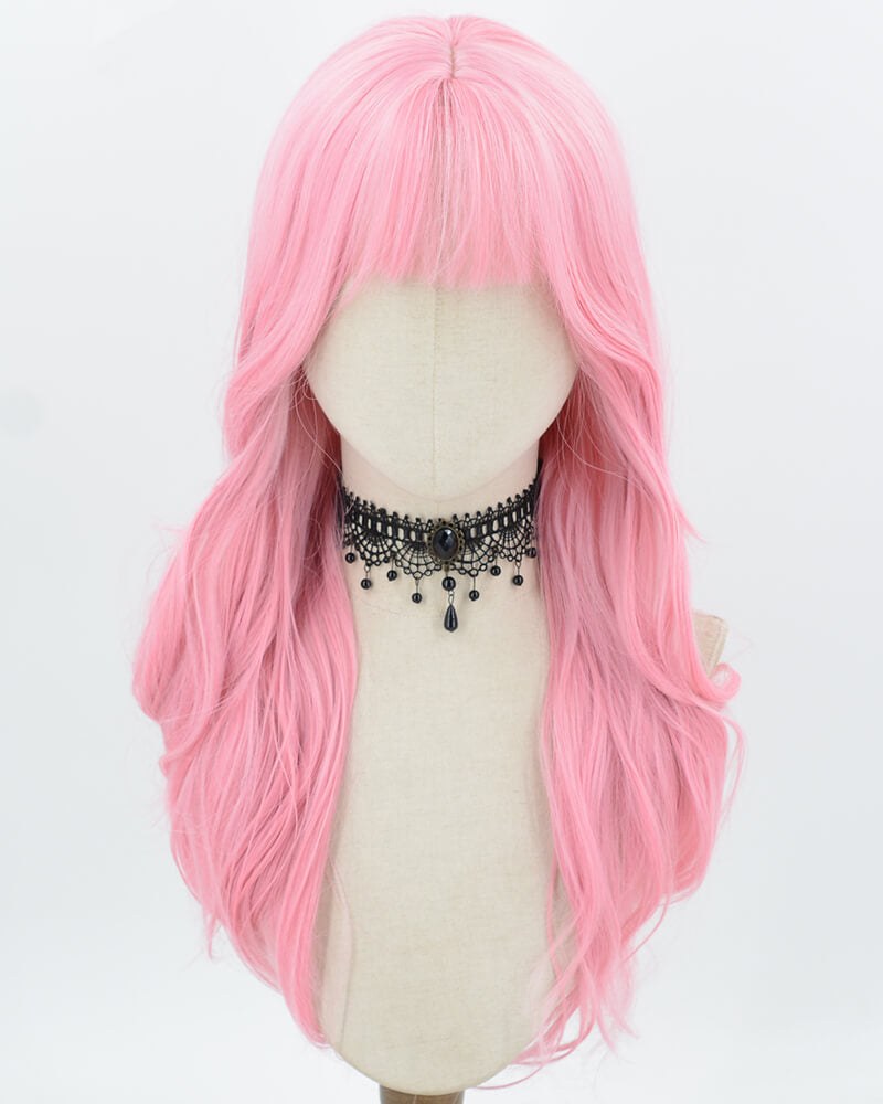 Pink Synthetic Wig HW819 — view 1