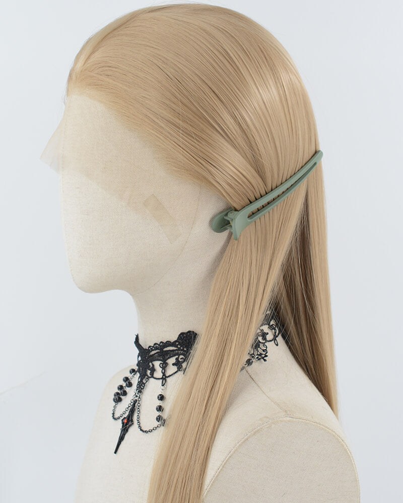 38Inch Long Dark Blonde Synthetic Lace Front Wig WW962 — view 3