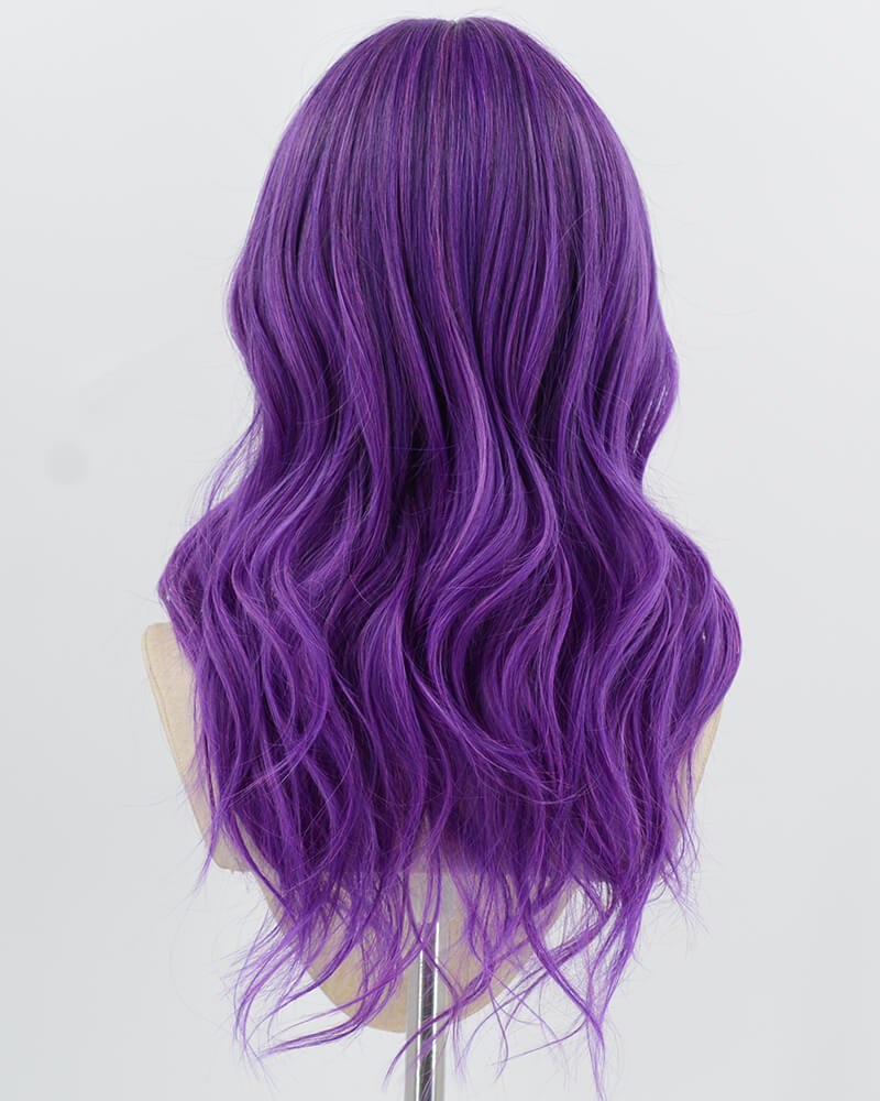 Purple Wavy Synthetic Wig HW793 — view 3