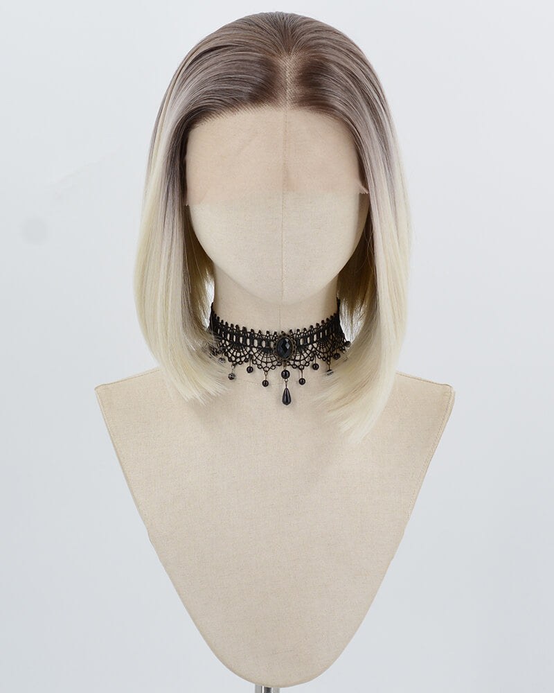 Ombre Blonde Bob Synthetic Lace Front Wig WW1009 — view 1