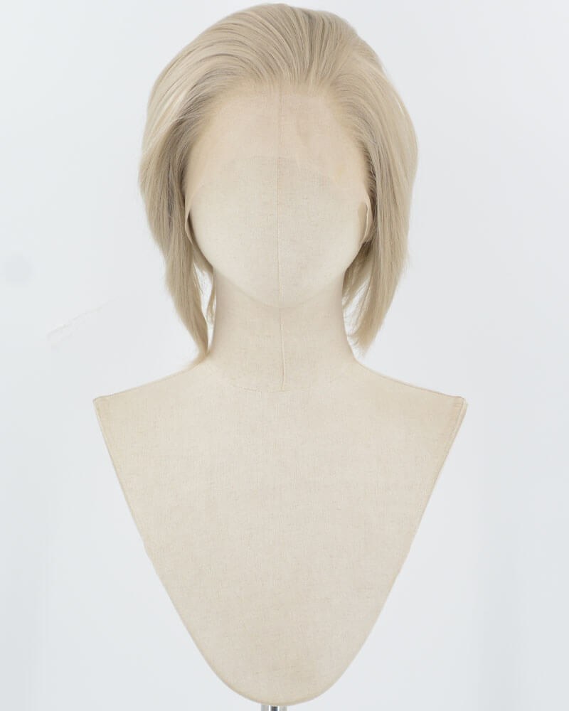 Blonde Synthetic Lace Front Men's Wig MW037 — view 1