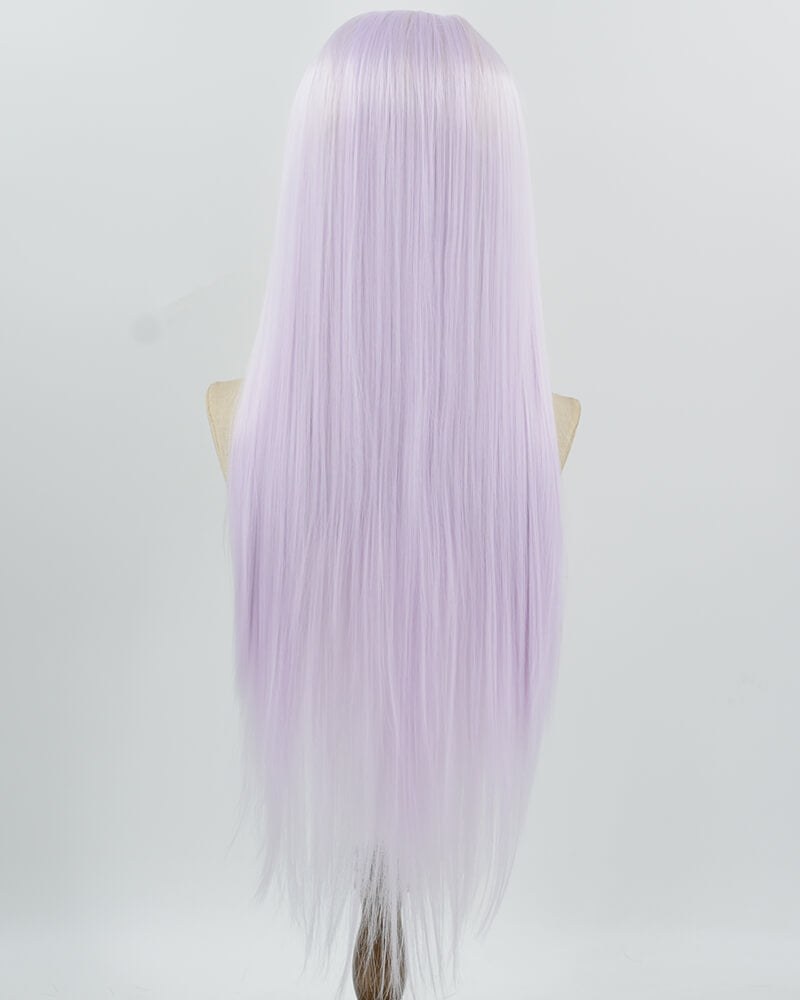 Light Purple Long Straight Synthetic Lace Front Wig WW1001 — view 3