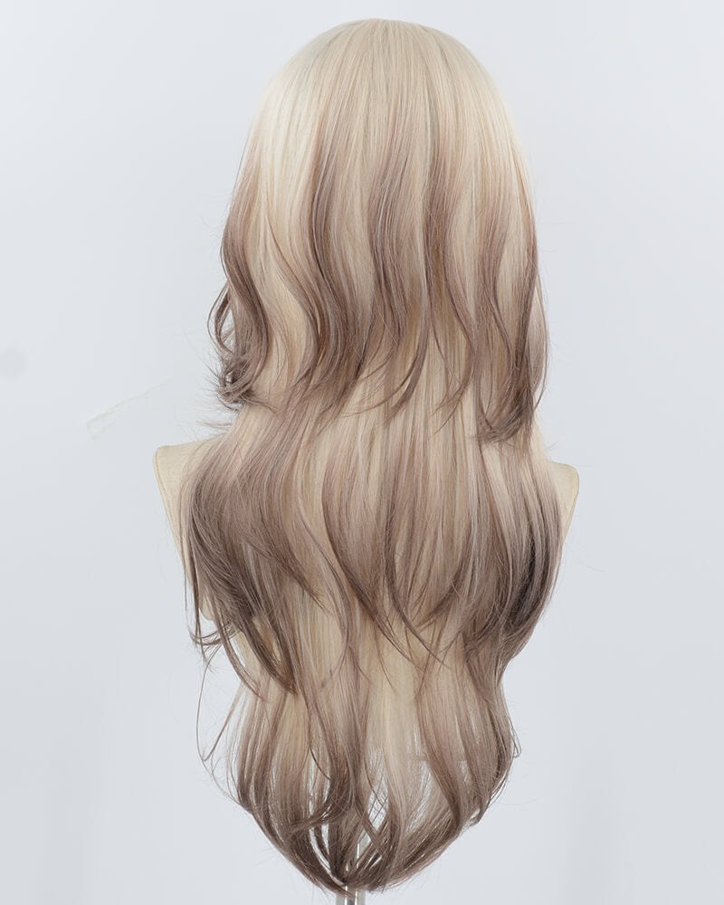 Long Ombre BlondeSynthetic Wig HW713 — view 3