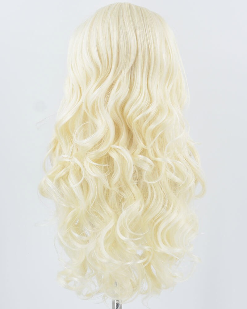 Blonde Wavy Synthetic Lace Front Wig WW899 — view 3