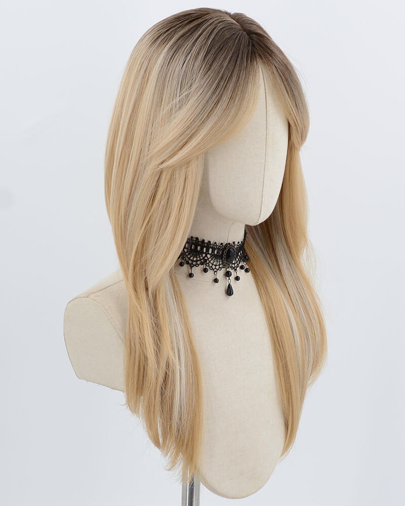 Ombre Mixed Blonde Synthetic Wig HW787 — view 2
