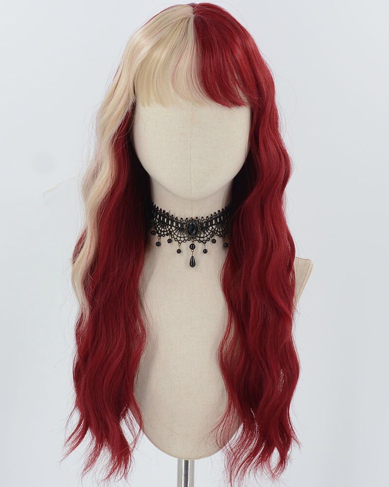 Red Blonde Synthetic Wig HW666 — view 1
