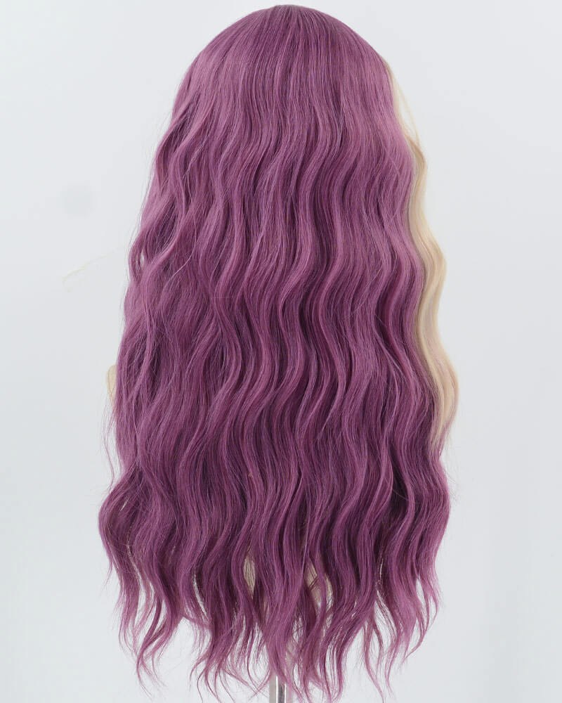 Purple Blonde Synthetic Wig HW665 — view 3