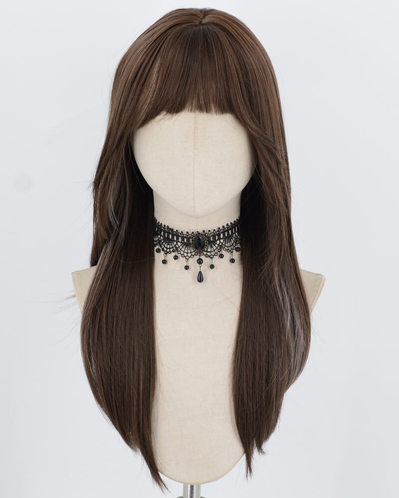 Brown Highlights Blonde Synthetic Wig HW827 — view 1