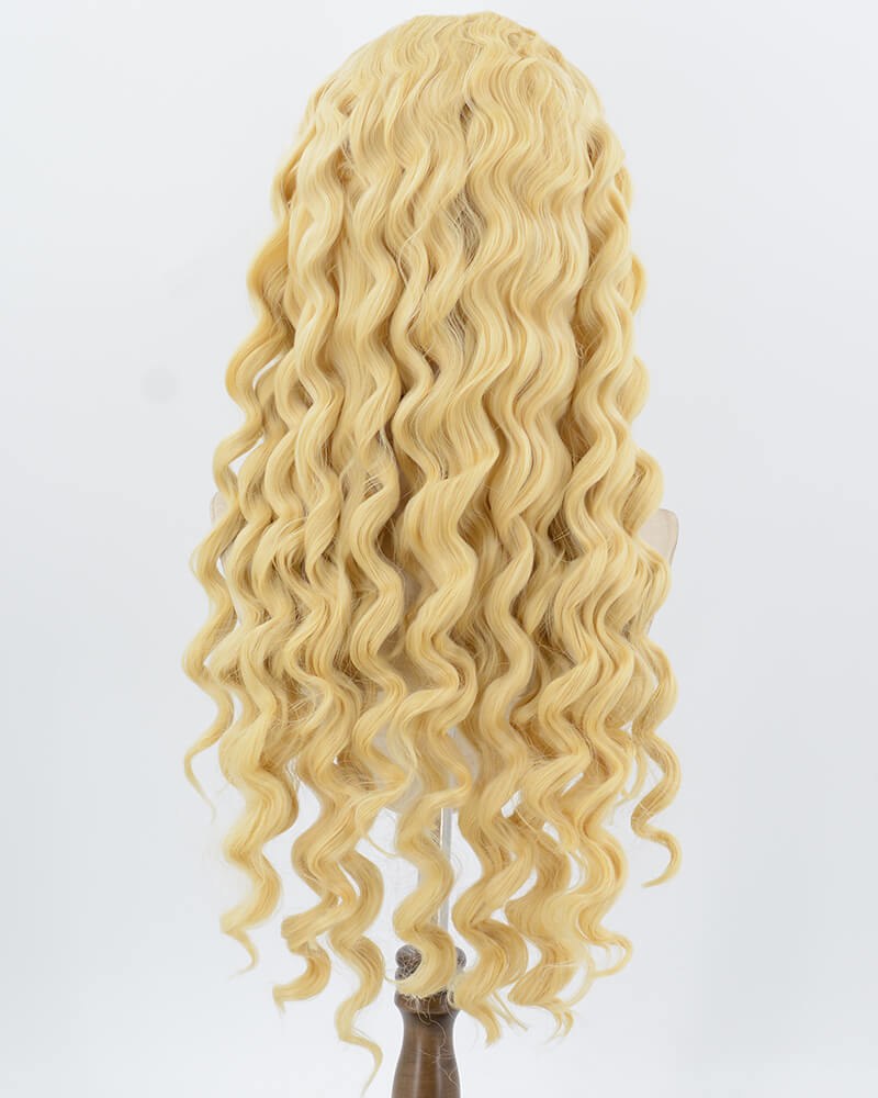 Blonde Curly Synthetic Wig HW813 — view 3