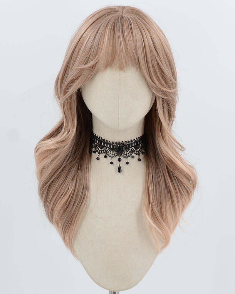 Mixed Blonde Ombre Synthetic Wig HW782 — view 1