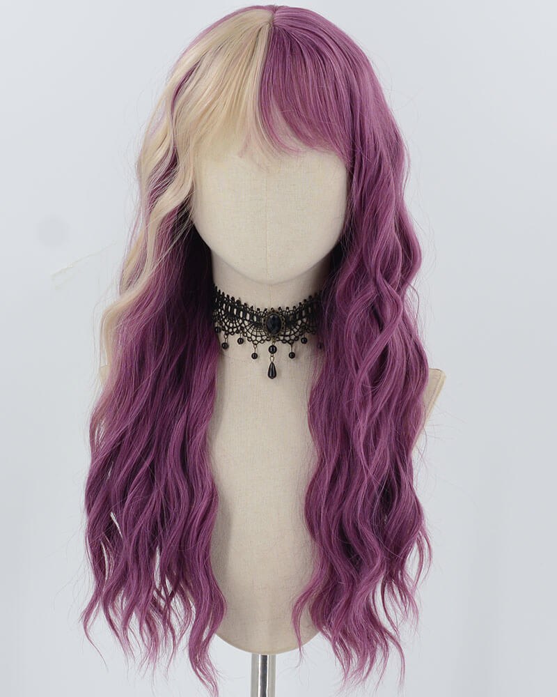 Purple Blonde Synthetic Wig HW665 — view 1