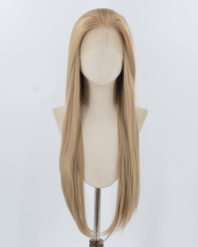 Blonde Long Straight Synthetic Lace Front Wig WW940 — view 1