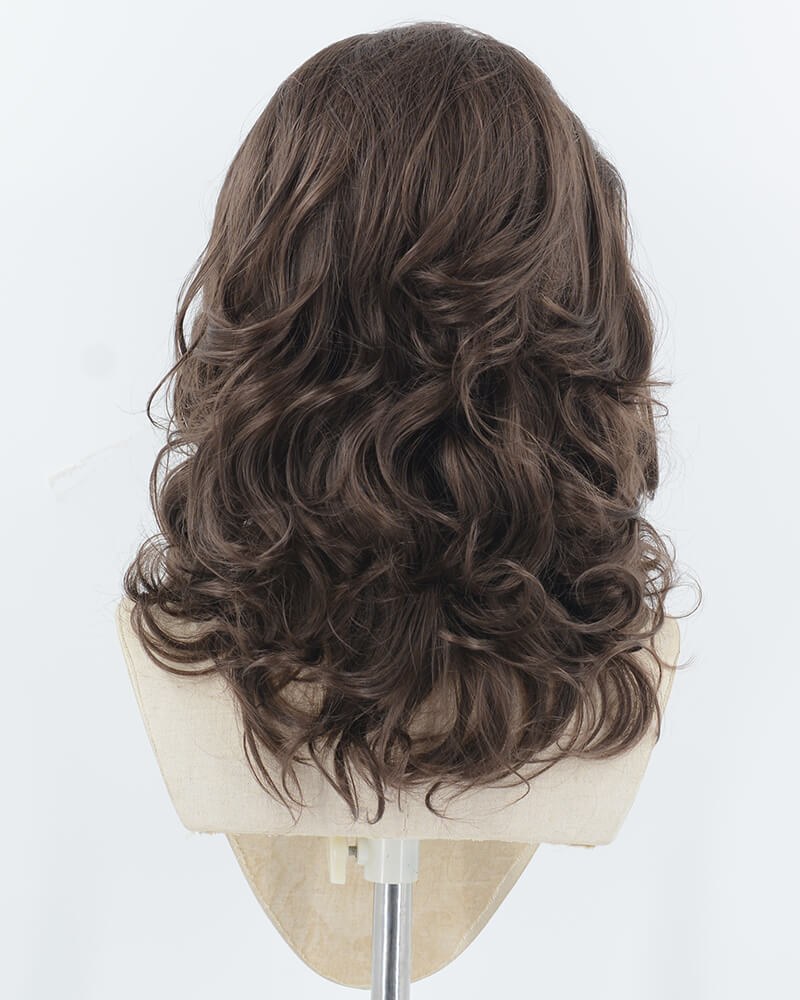 Brown Wavy Synthetic Lace Front Wig WW971 — view 3